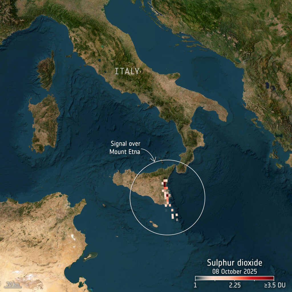 Zolfo emissione Etna